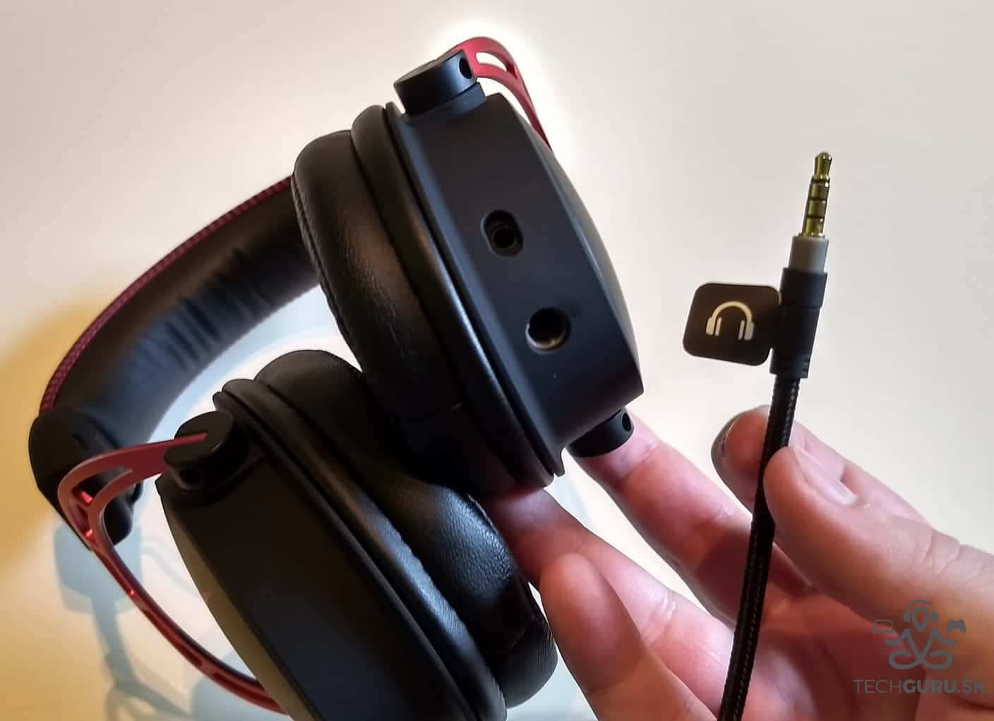 HyperX Cloud Alpha pripojenie kábla