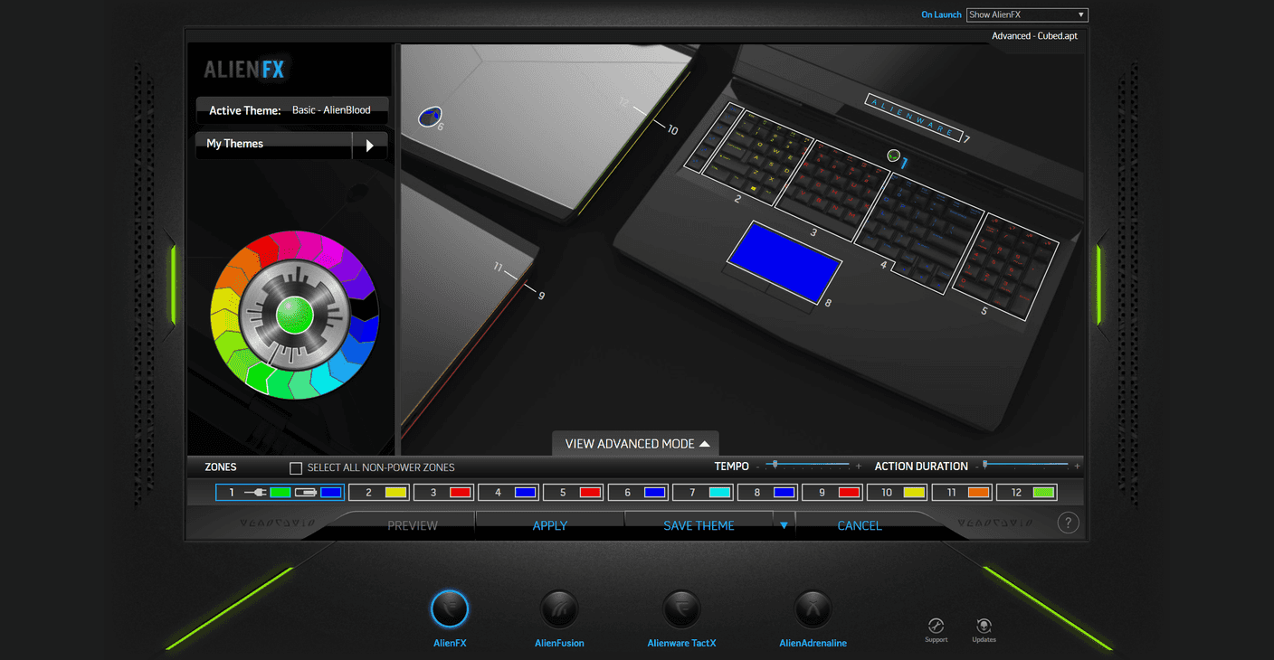 Alienware AlienFX software