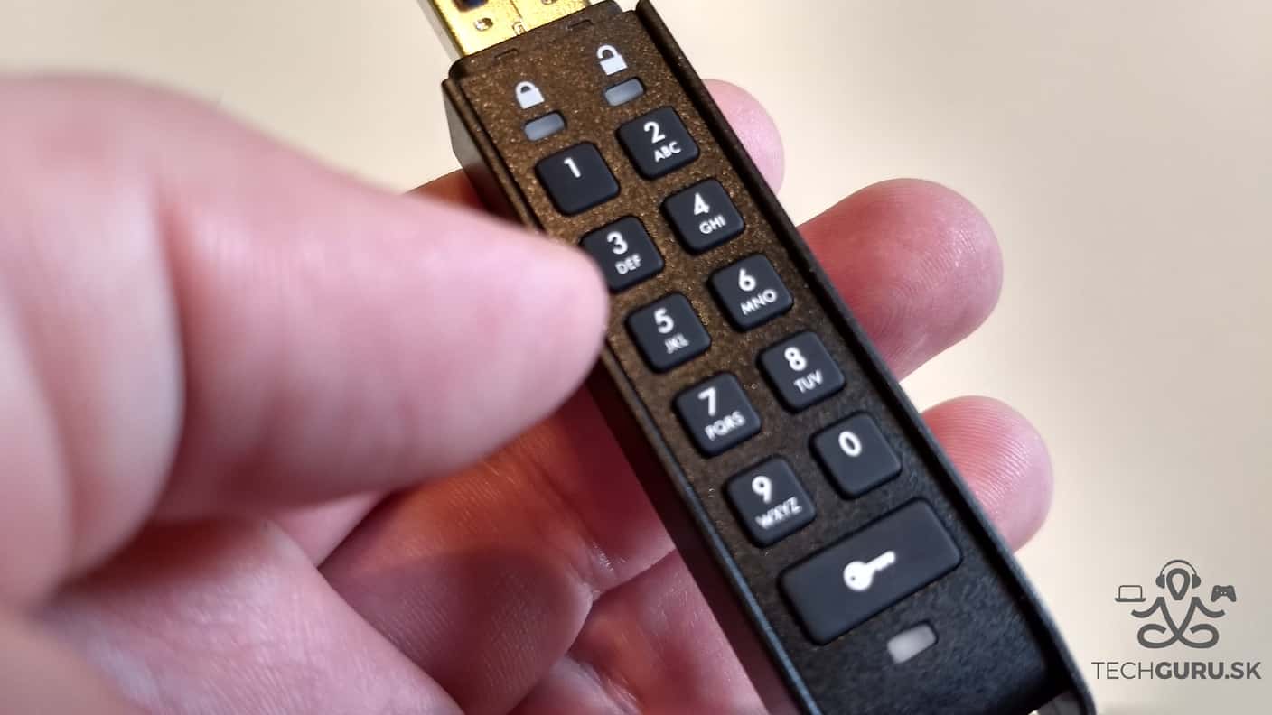 iStorage datAshur Personal 2 klávesnica