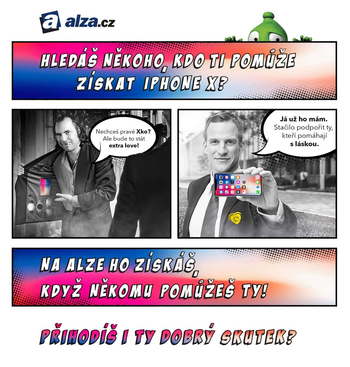 Alza iPhone X grafika