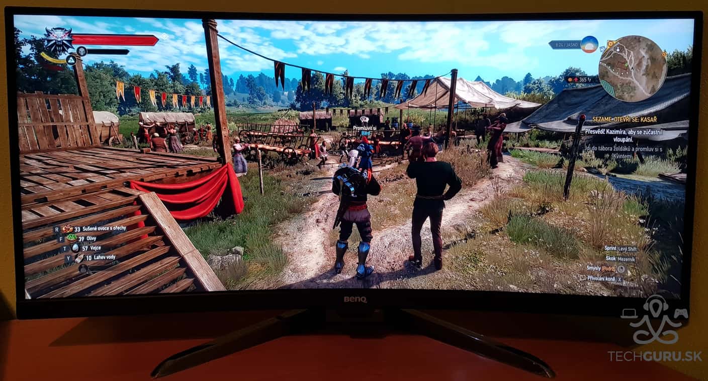 BenQ EX3501R Zaklínač 3 01