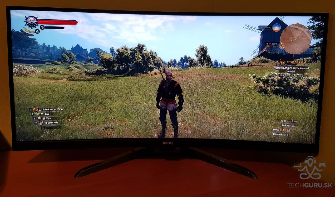 BenQ EX3501R Zaklínač 3
