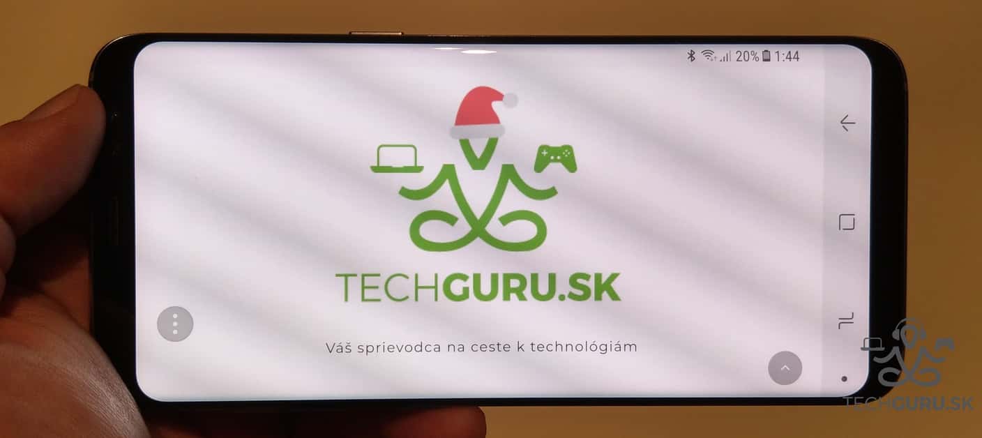 Samsung Galaxy S8 displej