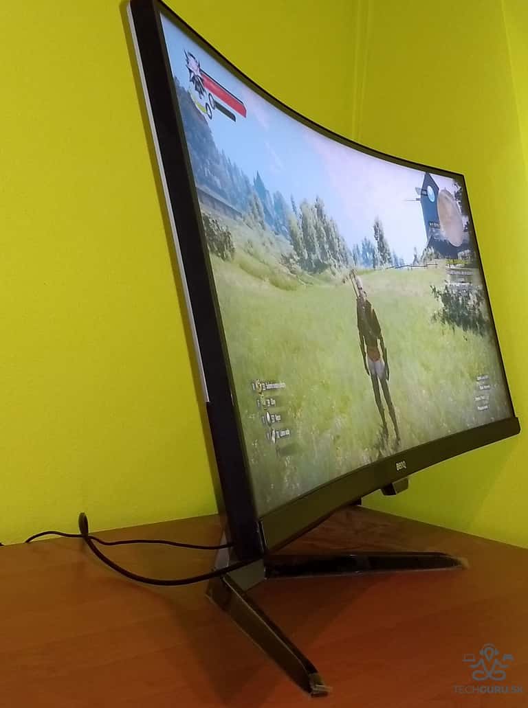 BenQ EX3501R naklápanie