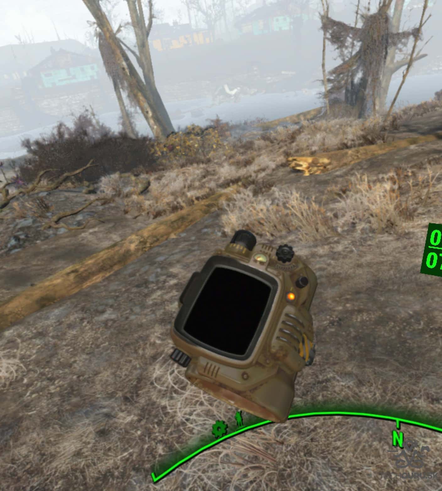 Fallout 4 VR recenzia Pip-Boy