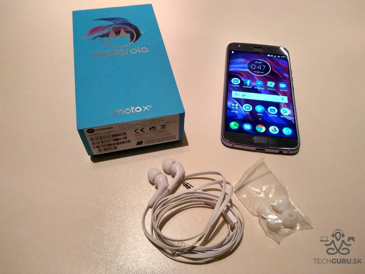 Lenovo Moto X4 balenie