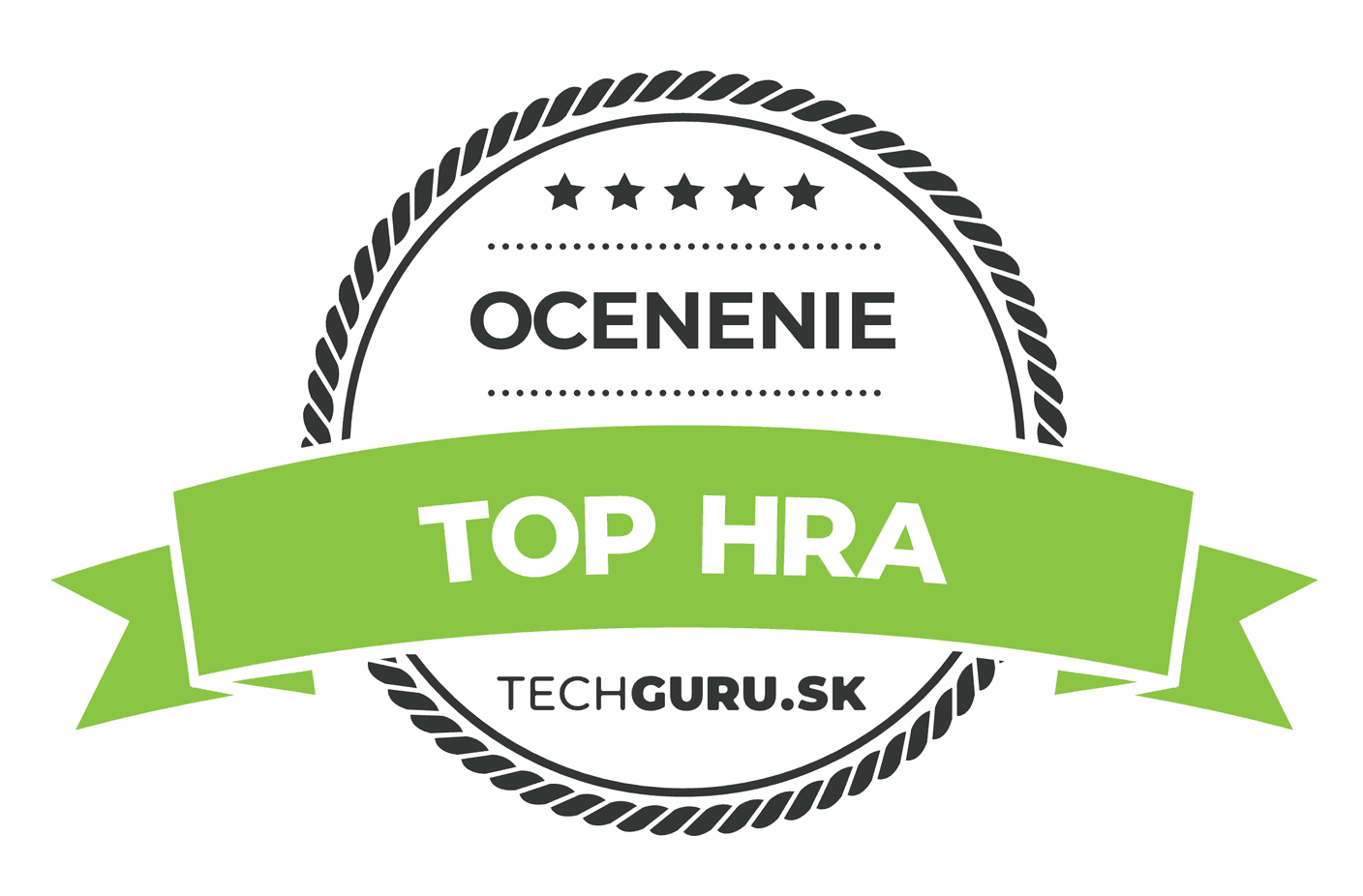 Ocenenie TechGuru TOP hra