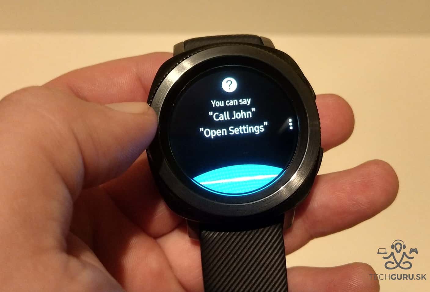Samsung Gear Sport hlasové vytáčanie