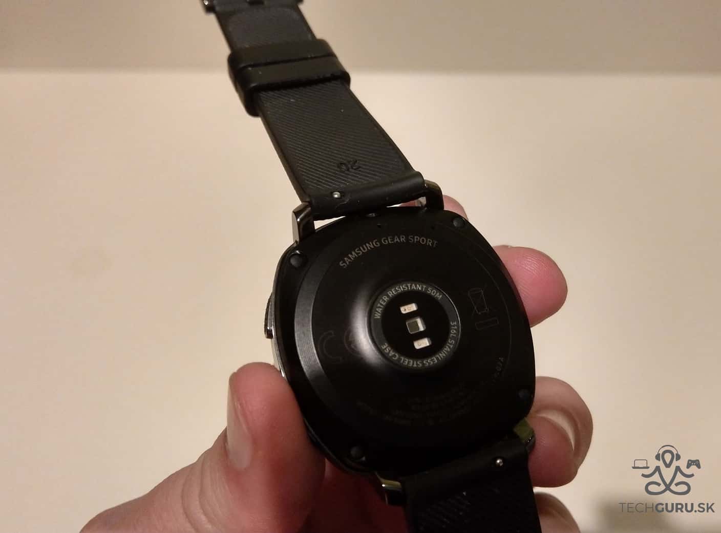 Samsung Gear Sport zozadu