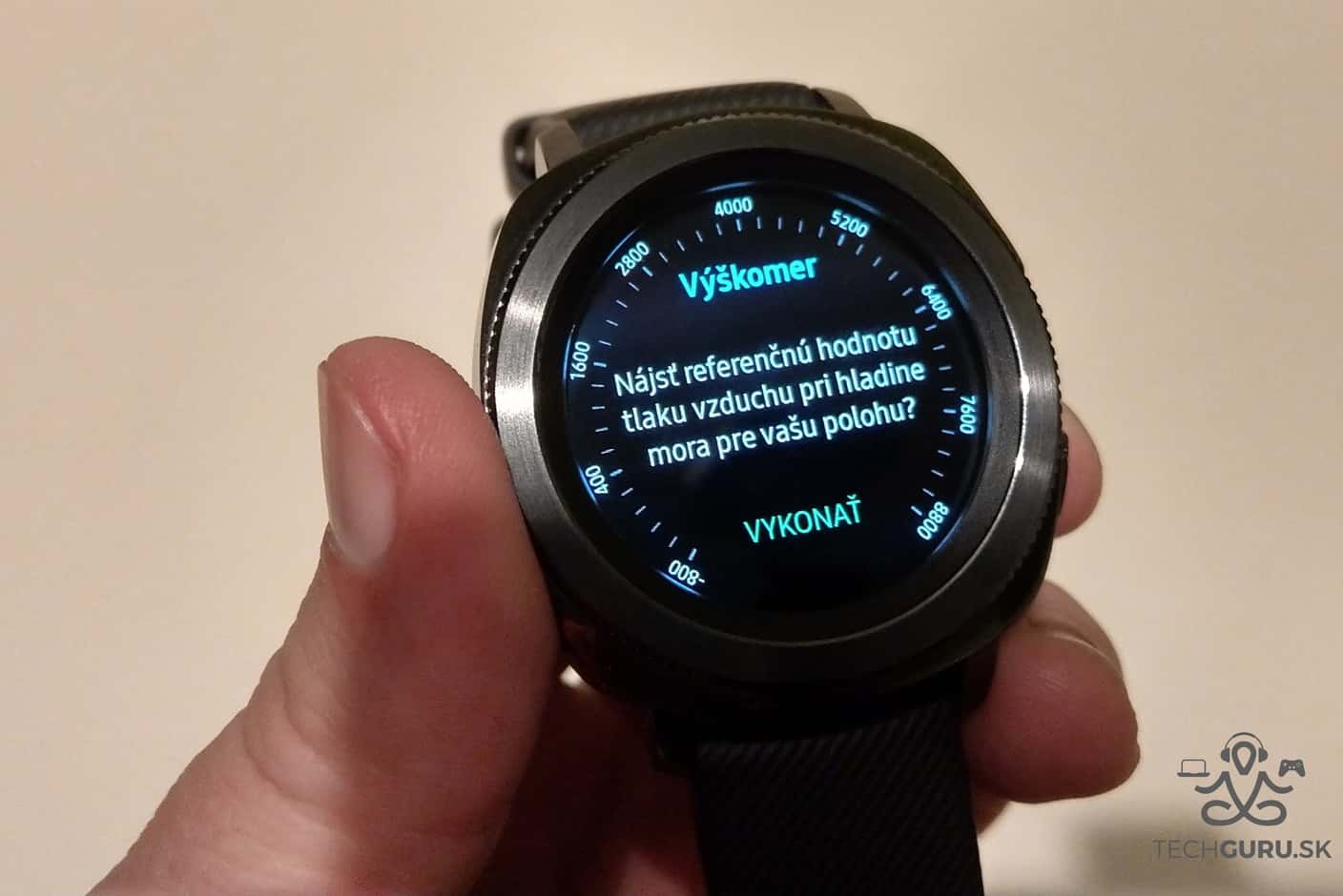 Samsung Gear Sport výškomer
