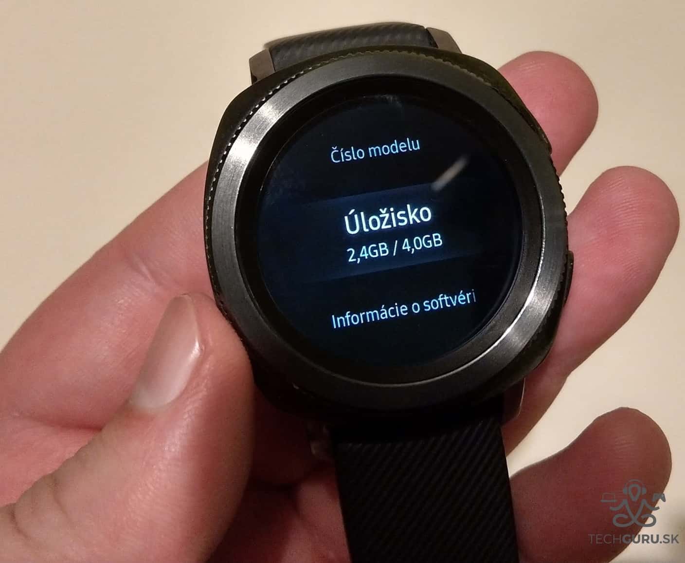 Samsung Gear Sport úložisko