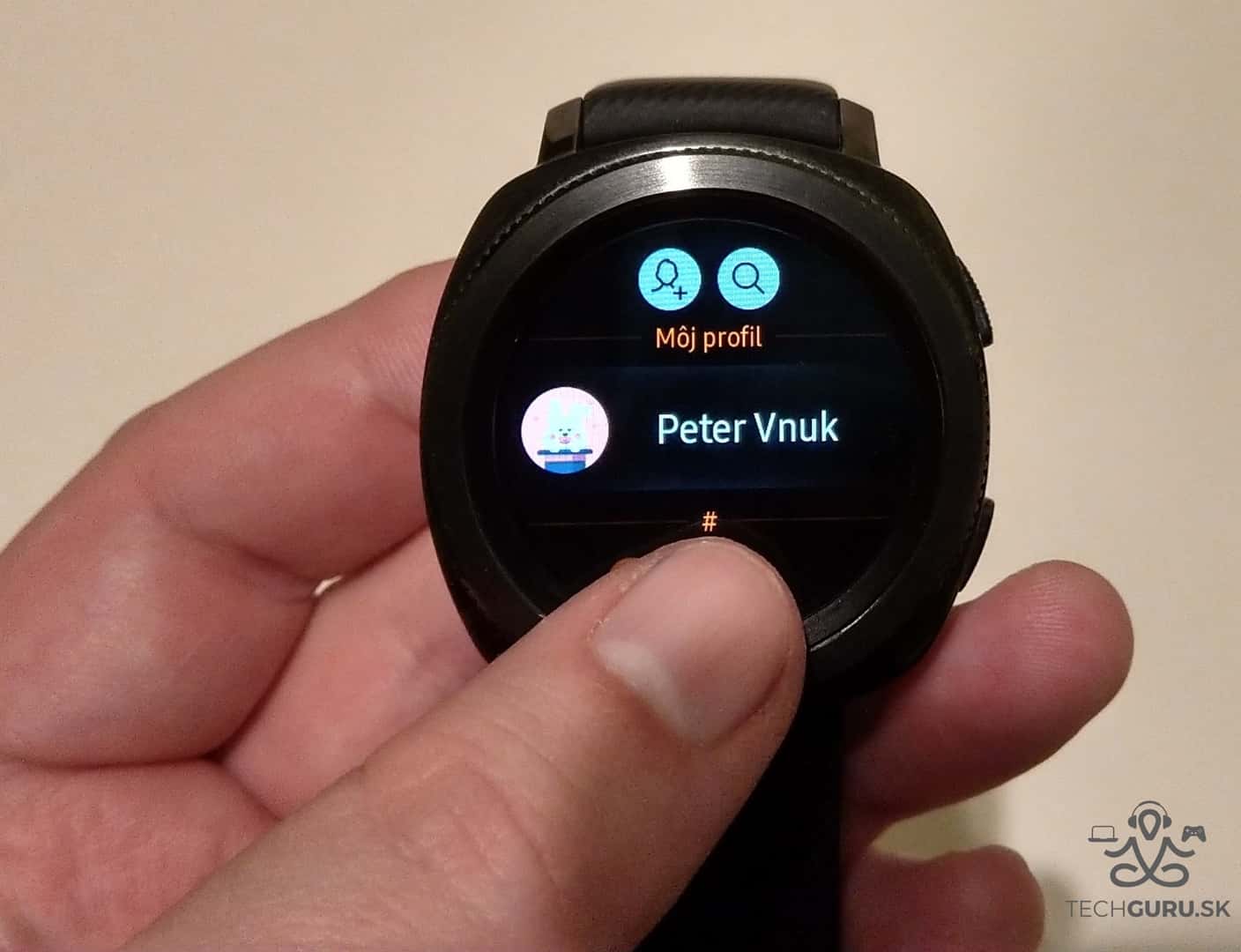 Samsung Gear Sport profil