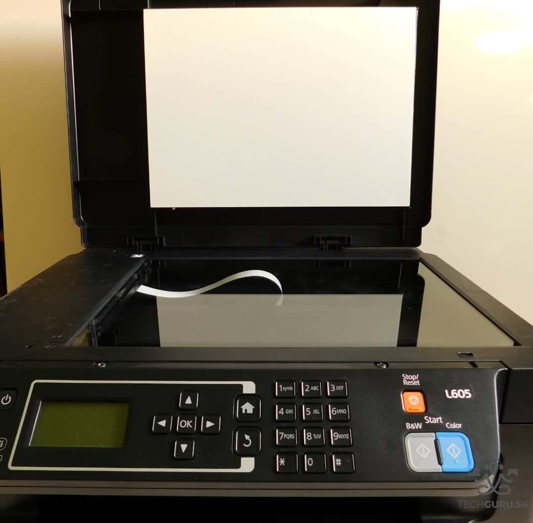 Epson L605 recenzia skener