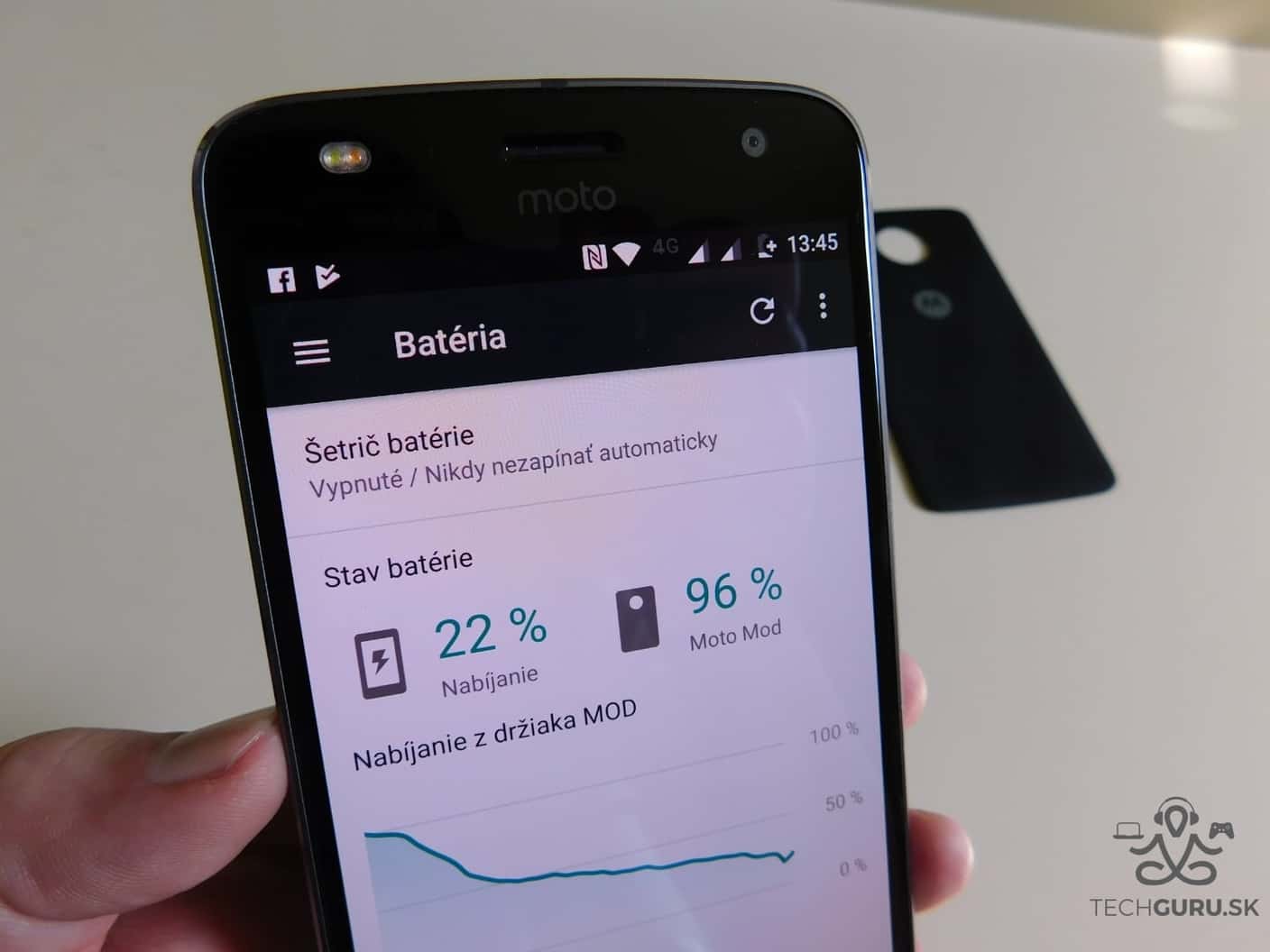 Motorola Moto Z2 Play a motomods - výdrž