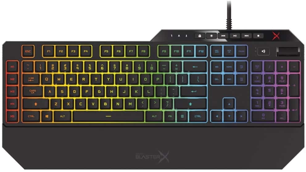 Klávesnica Creative BlasterX Vanguard K08 – recenzia