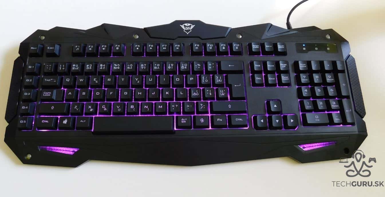 Trust GXT840 Myra – recenzia hernej klávesnice