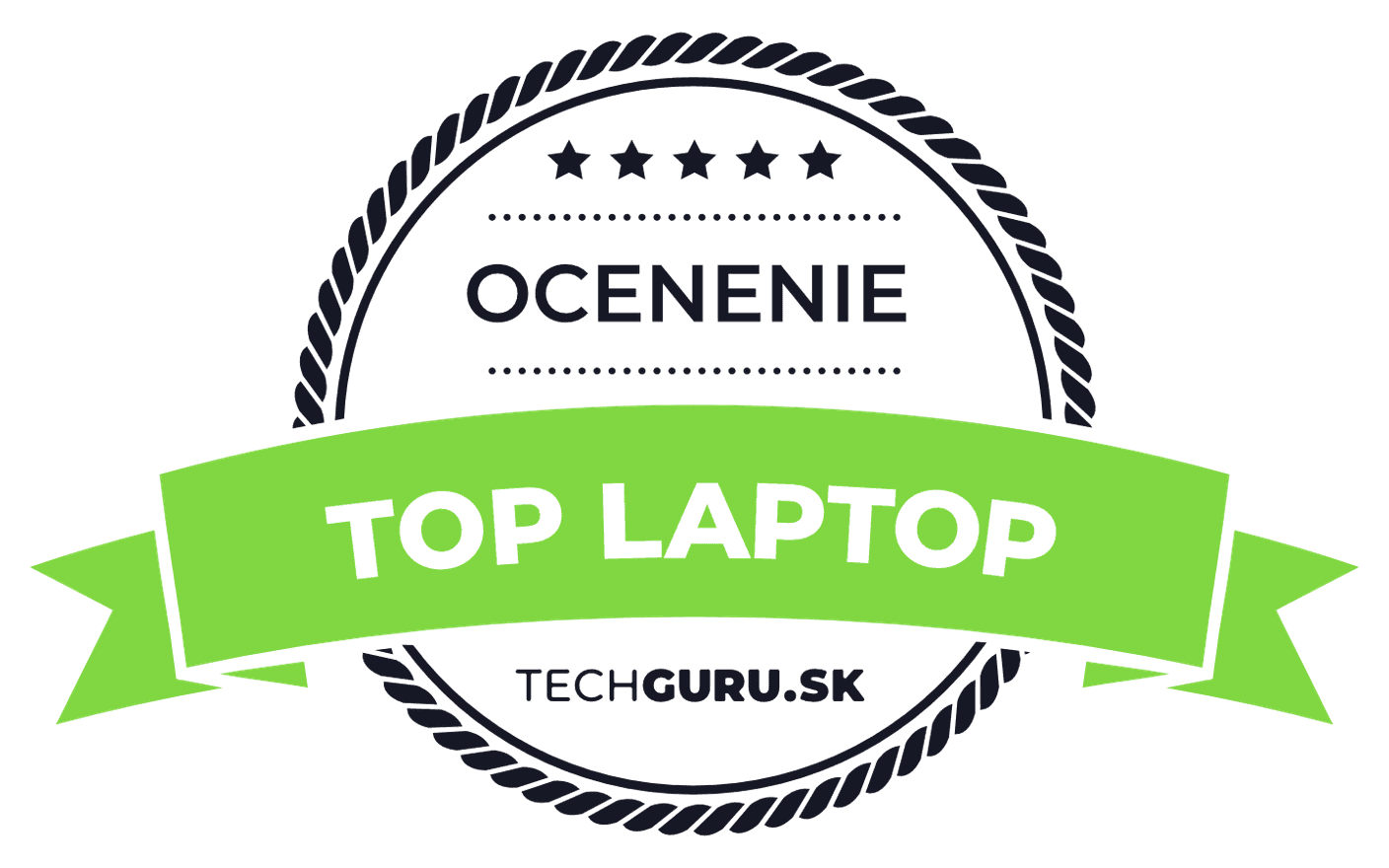 Ocenenie TechGuru TOP laptop