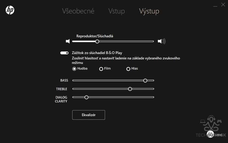 HP Pavilion 17 zvuk