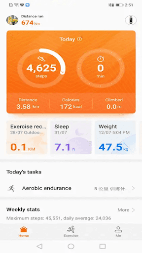 Huawei P9 Lite Huawei Health 06