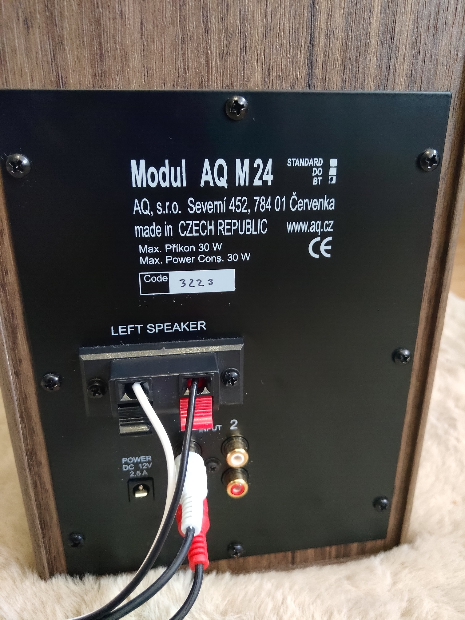 AQ M24 BT recenzia zapojenie