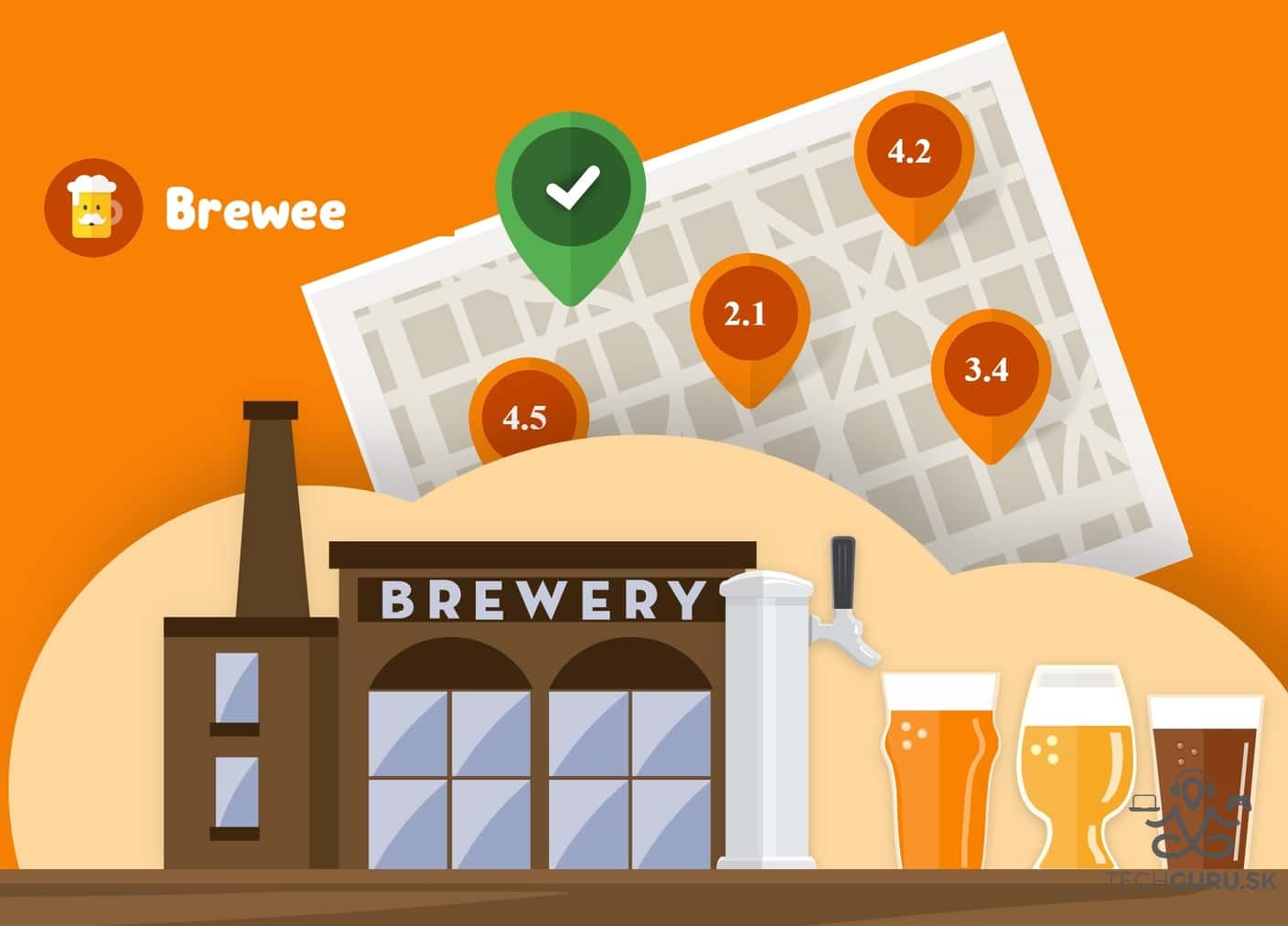Brewee – aplikace pro pivaře výletníky – recenze