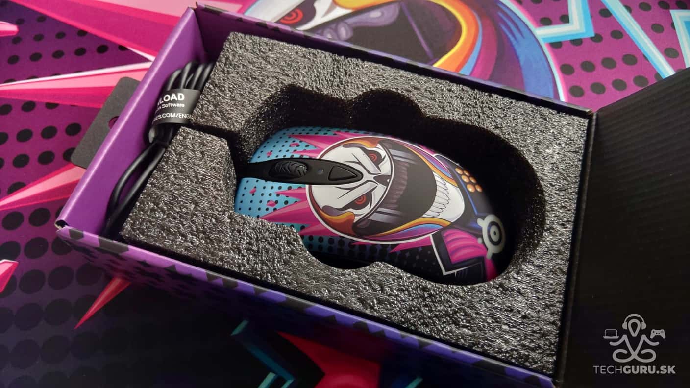 Herná myš SteelSeries Sensei Ten Neon Rider – recenzia