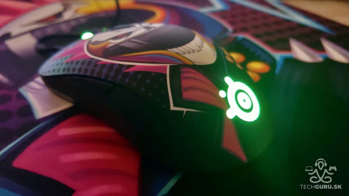Herná myš SteelSeries Sensei Ten Neon Rider – recenzia