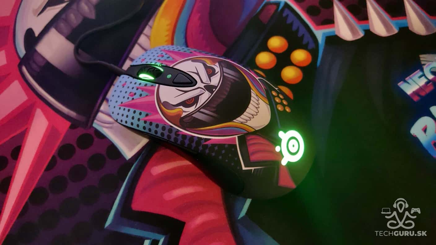 Herná myš SteelSeries Sensei Ten Neon Rider – recenzia
