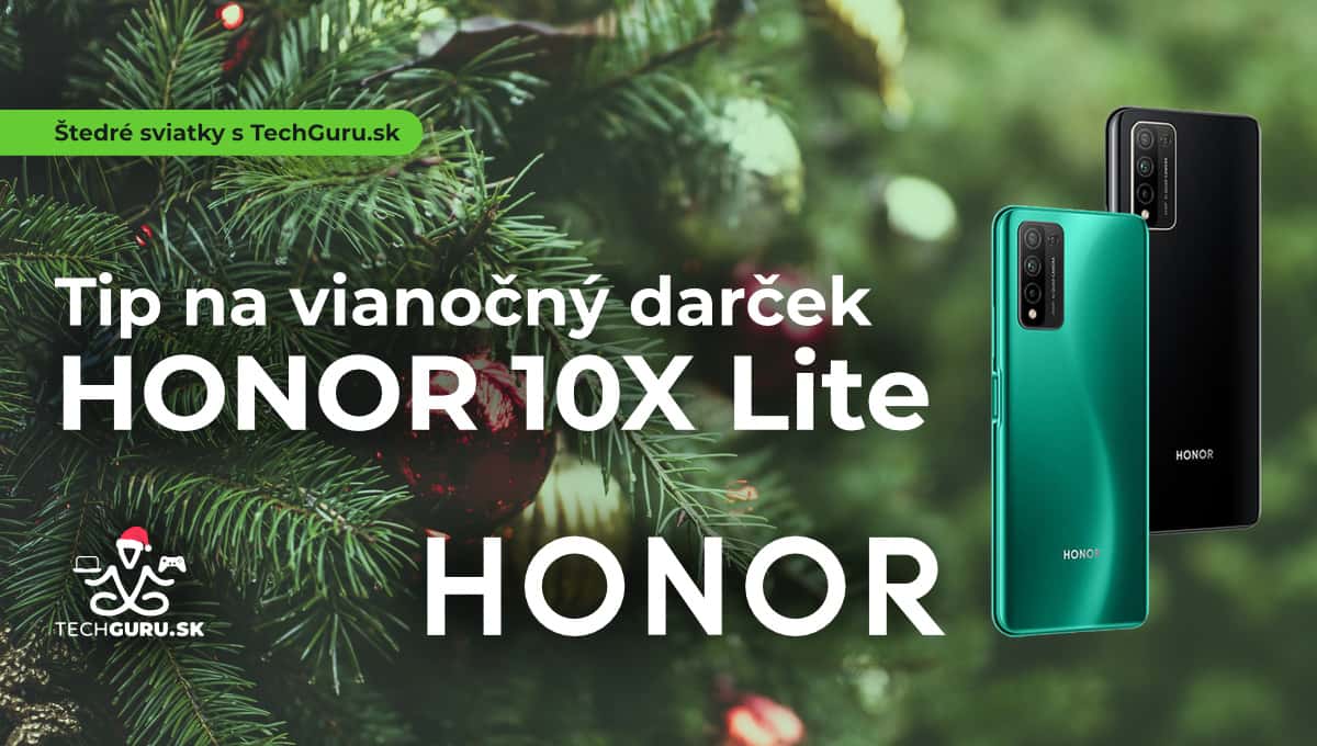 TIP na vianočný darček: smartfón HONOR 10X Lite