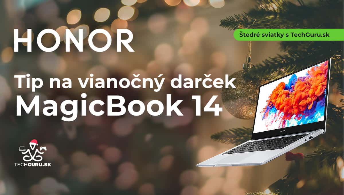TIP na vianočný darček: HONOR MagicBook 14