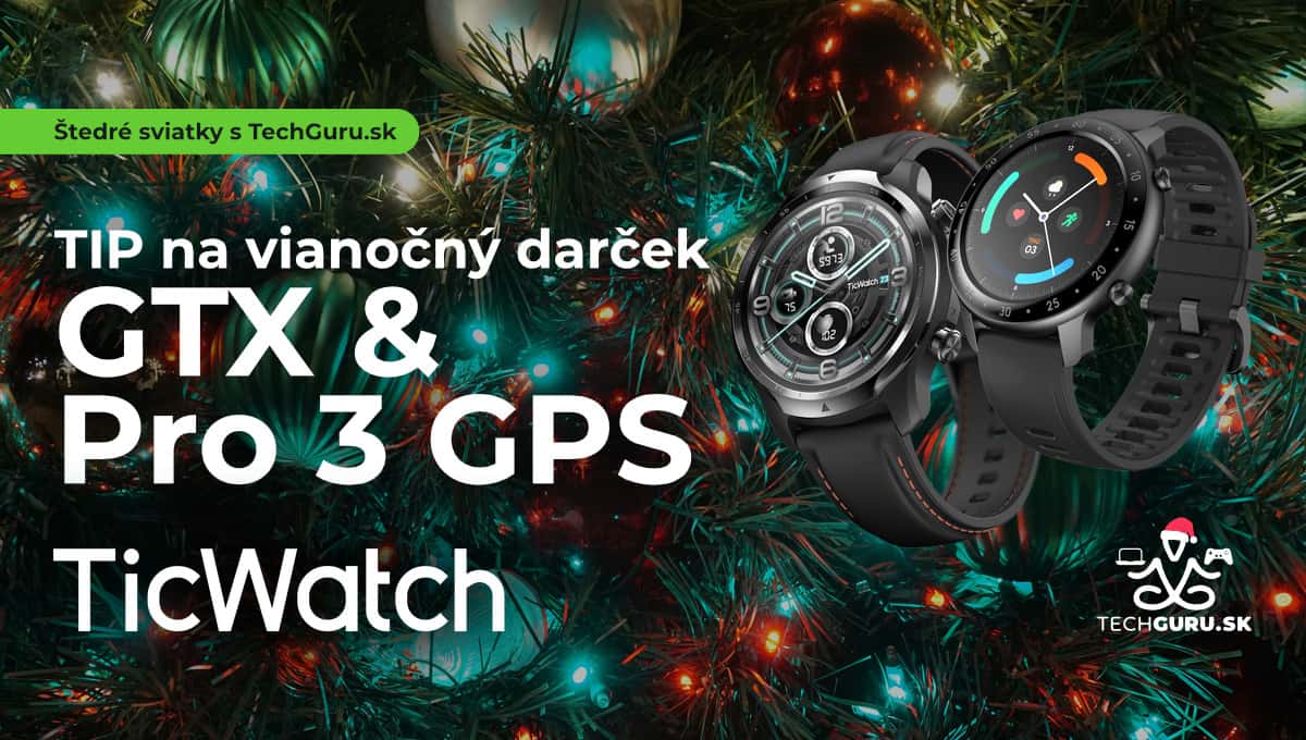 TIP na vánoční dárek: nové modely TicWatch