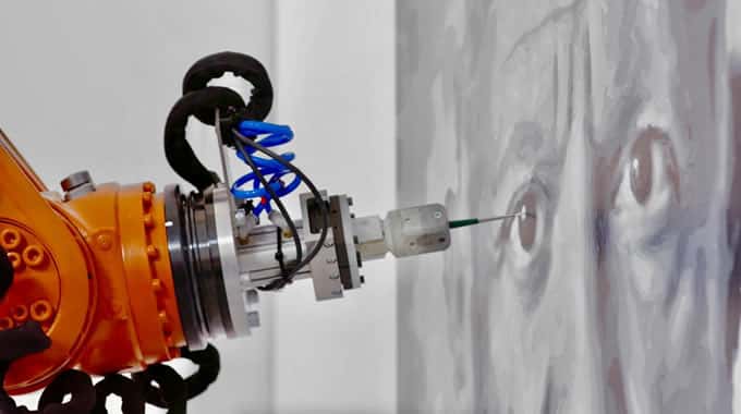 painting robot Umí již umělá inteligence malovat?