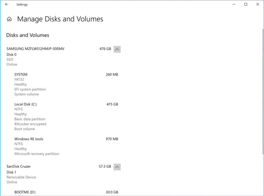 Disk management