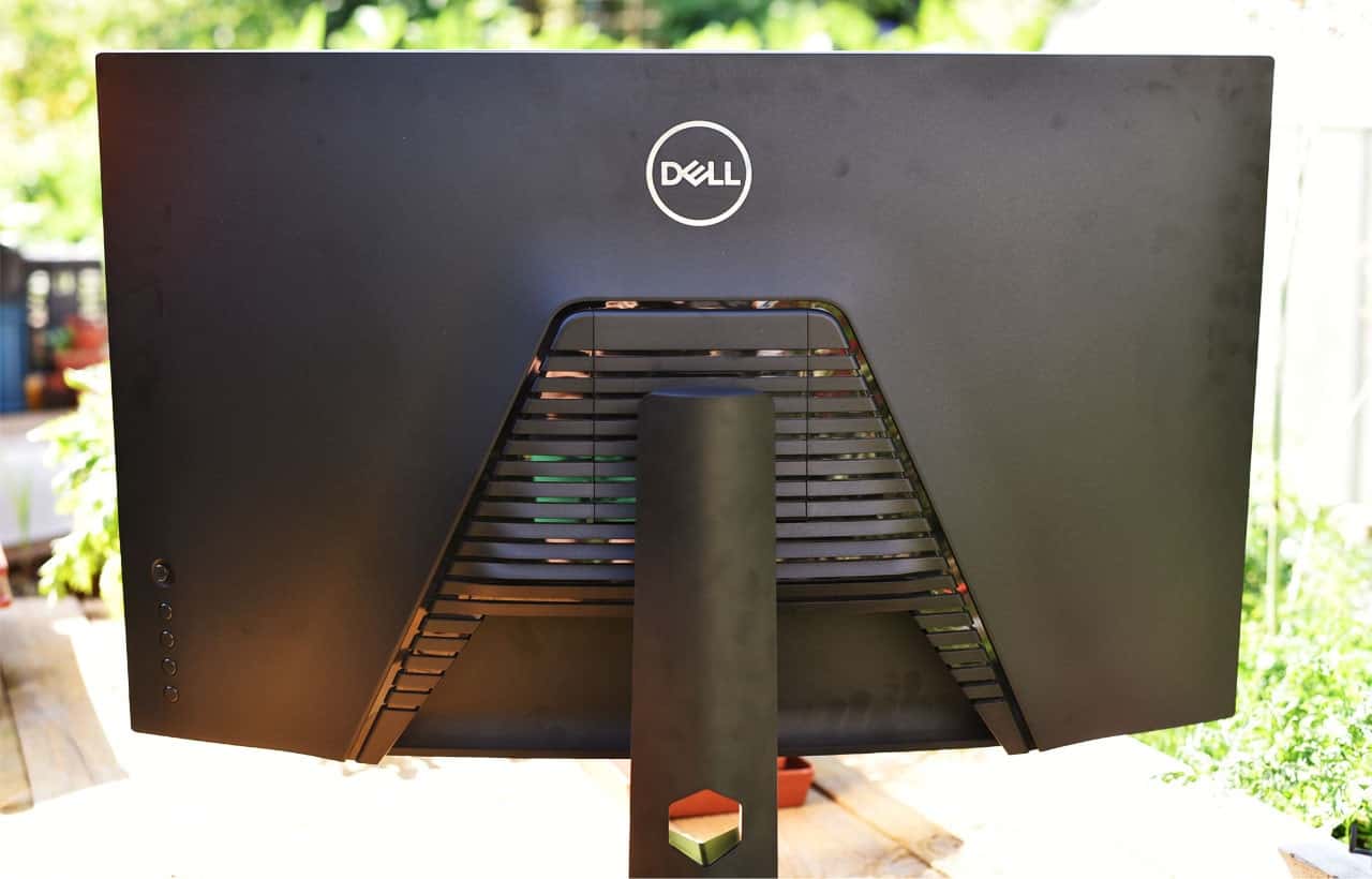 Dell S3222DGM zadna strana monitora