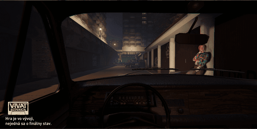First person driving