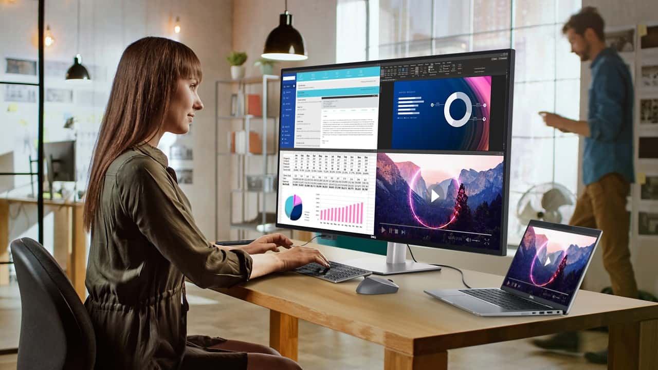 Dell představuje první 6K monitor s panelem IPS Black a klávesnici s certifikací Zoom