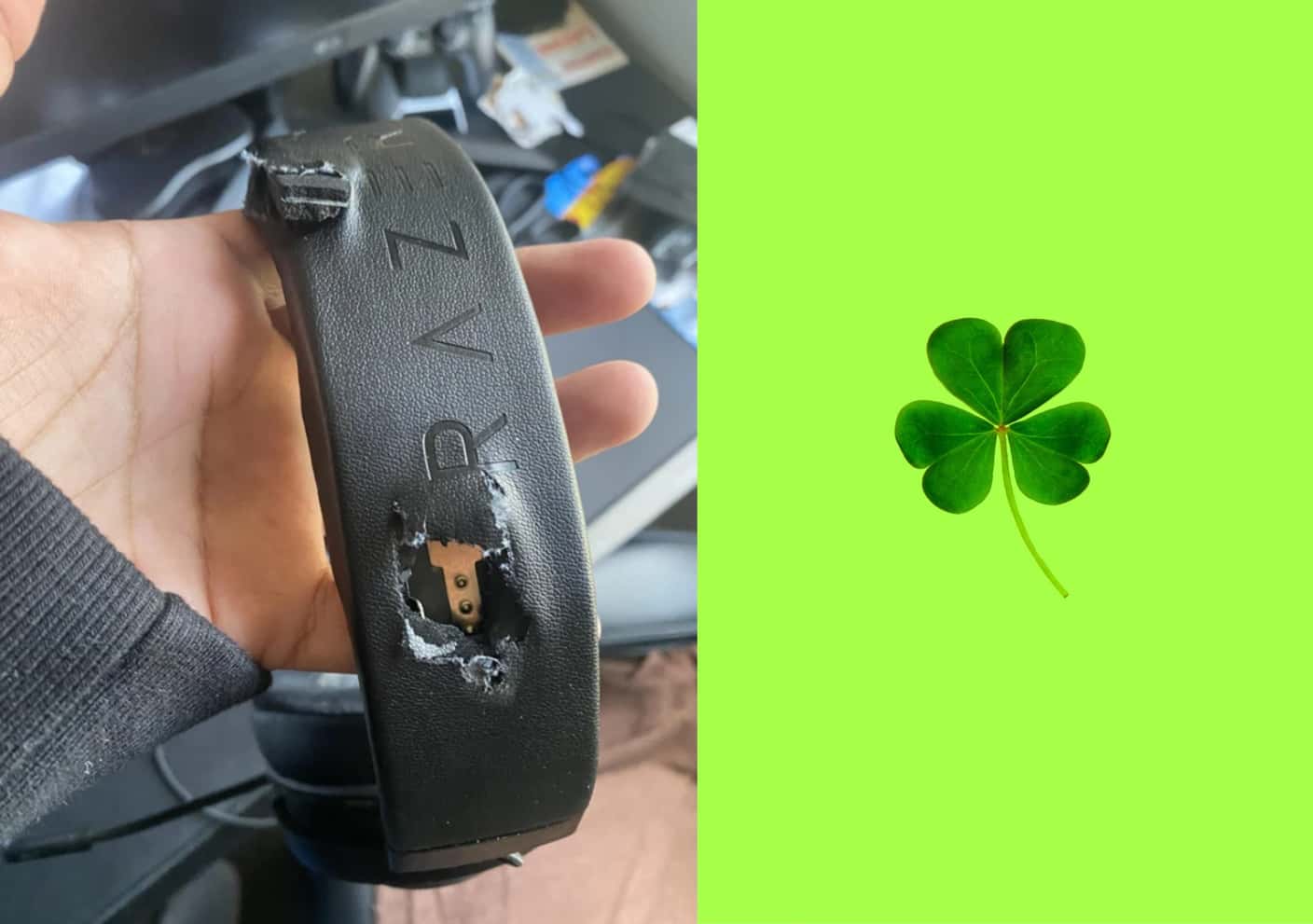Headset Razer ho zachránil pred guľkou do hlavy