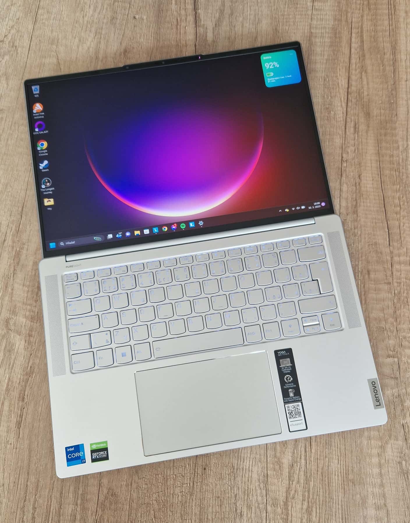 TEST: Lenovo Yoga Slim 7i Pro X. Malý, ľahký notebook s vysokým herným výkonom