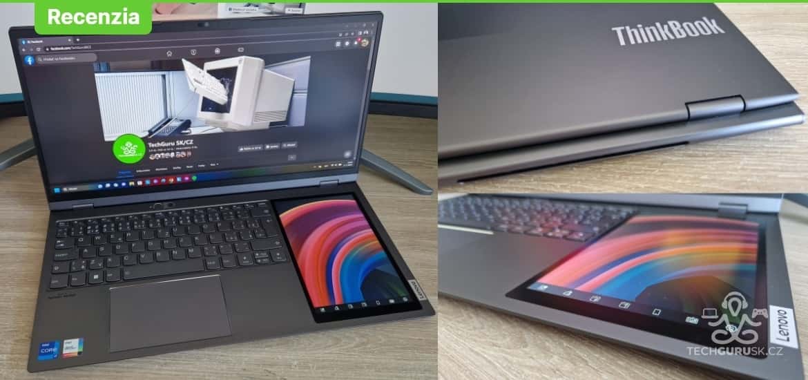 TEST: Lenovo ThinkBook Plus G3 má originálny tvar a dva displeje