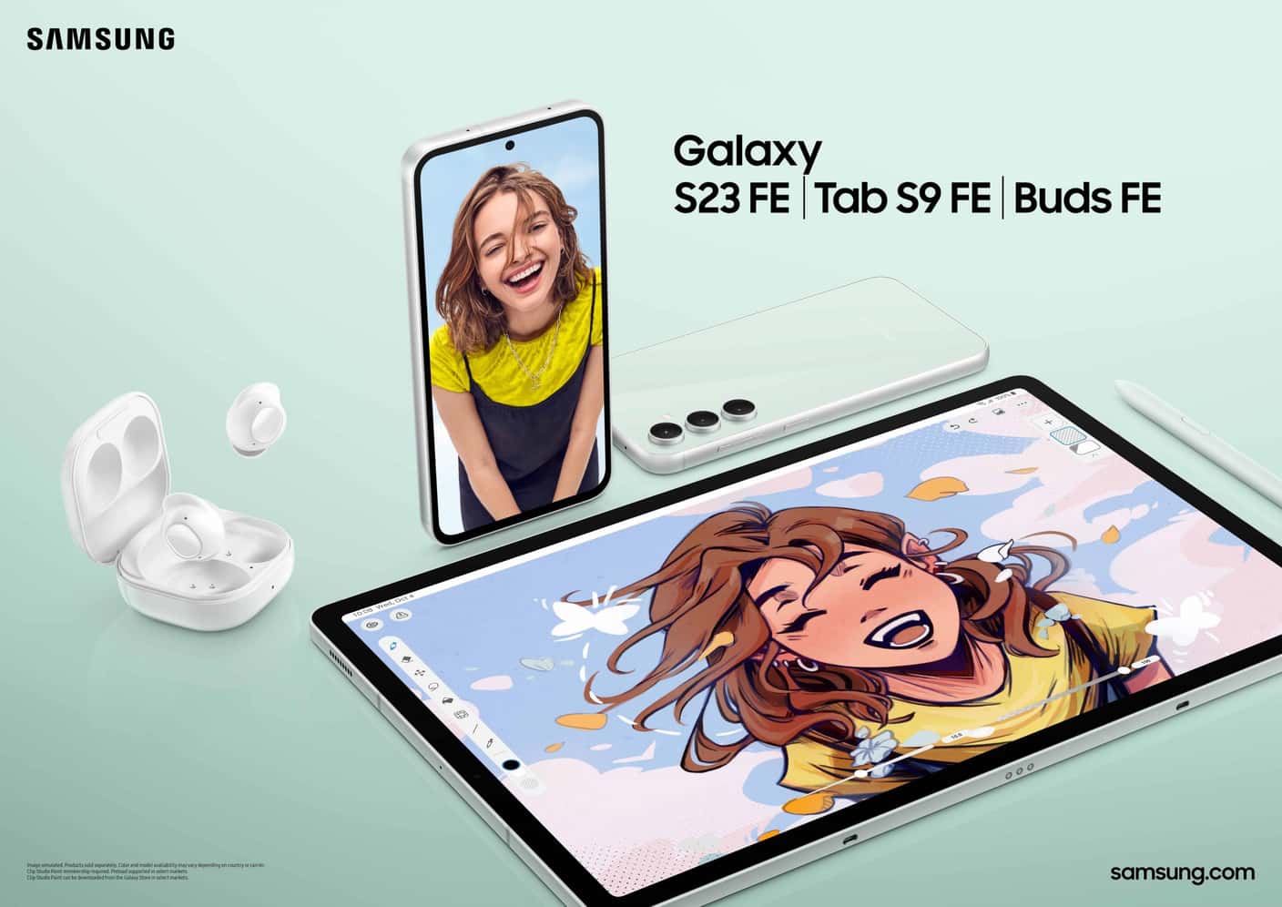 Samsung uvádza Galaxy S23 FE, Galaxy Tab S9 FE a Galaxy Buds FE