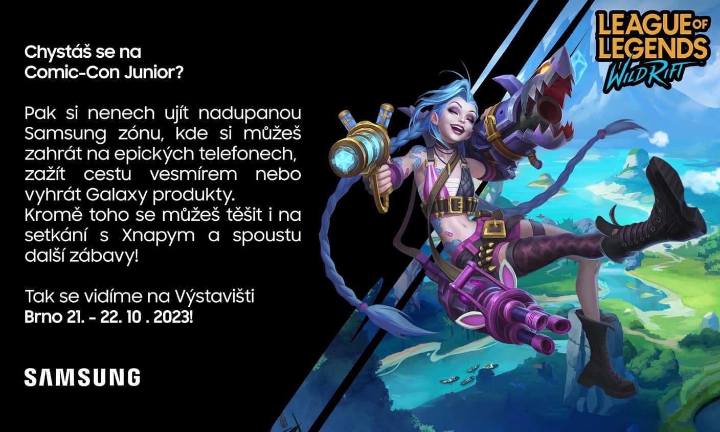 Samsung připraví svět plný her a fantazie na Comic-Conu Junior v Brně