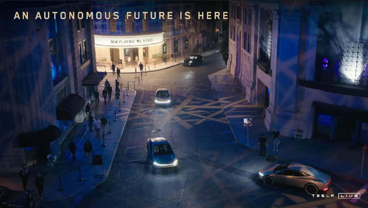 Tesla predstavila samoriadiaci taxík Cybercab, autobus Robovan a robota Optimus